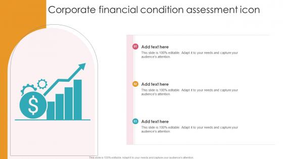 Corporate Financial Condition Assessment Icon Graphics Pdf