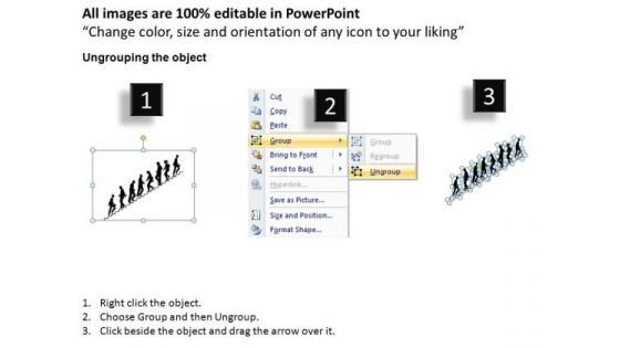 Corporate Ladder Business People PowerPoint Slides And Ppt Diagram Templates