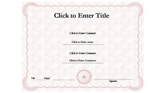 Corporate Recognition Certificate PowerPoint Templates Corporate Recognition Certificate PowerPoint Templates