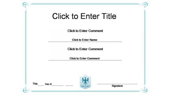 Corporate Success Certificate PowerPoint Templates Corporate Success Certificate PowerPoint Templates