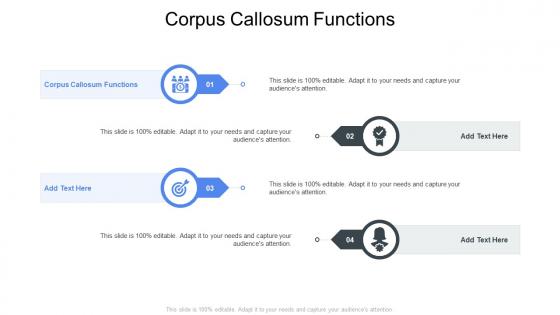 Corpus Callosum Functions In Powerpoint And Google Slides Cpb