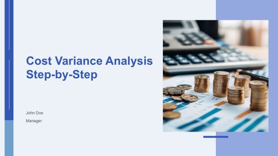 Cost Variance Analysis Step By Step PPT Powerpoint AT