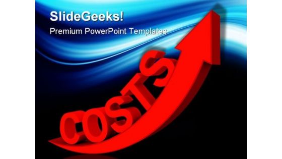 Costs Increases Business PowerPoint Themes And PowerPoint Slides 0411