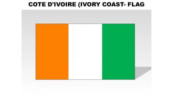 Cote Divoire Ivory Coast Country PowerPoint Flags