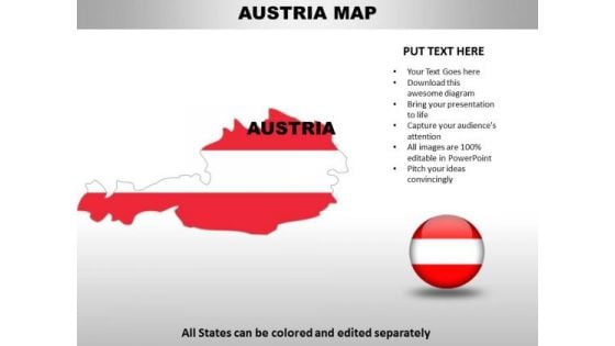 Country PowerPoint Maps Austria