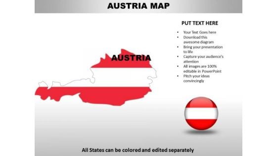 Country PowerPoint Maps Austria Country PowerPoint Maps Austria