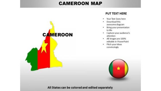 Country PowerPoint Maps Cameroom Country PowerPoint Maps Cameroom