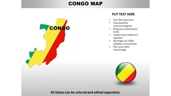 Country PowerPoint Maps Congo Country PowerPoint Maps Congo