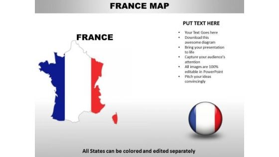 Country PowerPoint Maps France