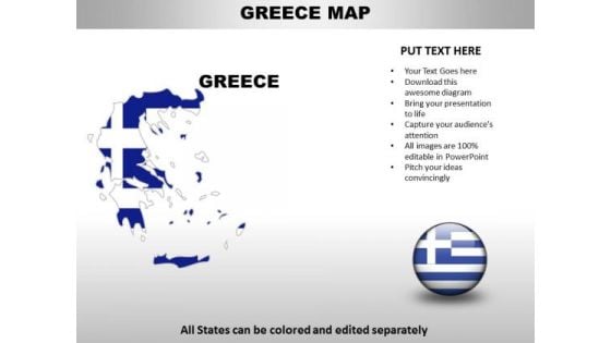 Country PowerPoint Maps Greece