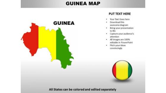 Country PowerPoint Maps Guinea