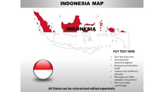 Country PowerPoint Maps Indonesia