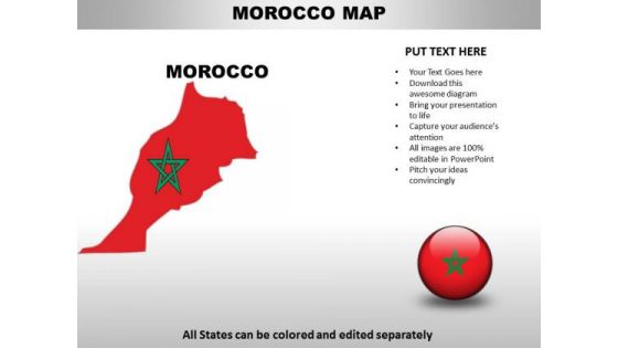 Country PowerPoint Maps Morocco