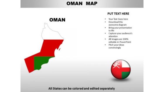 Country PowerPoint Maps Oman