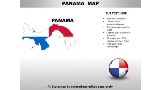 Country PowerPoint Maps Panama