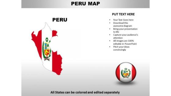 Country PowerPoint Maps Peru