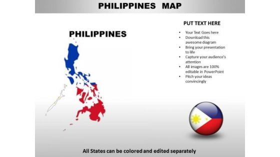 Country PowerPoint Maps Philippines