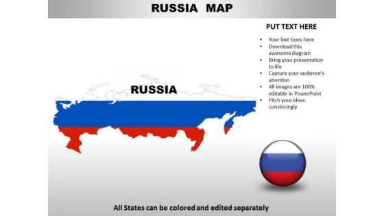 Country PowerPoint Maps Russia