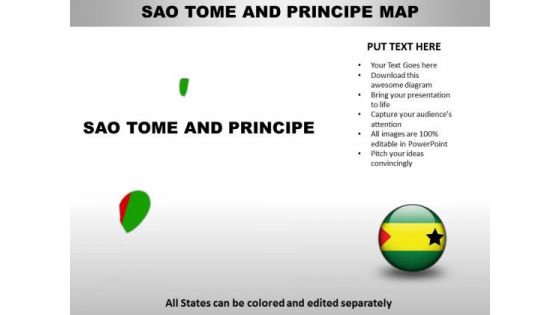 Country PowerPoint Maps Sao Tome And Principe