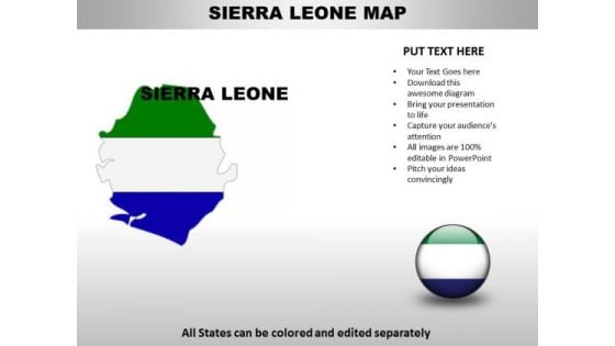 Country PowerPoint Maps Sierra Leone