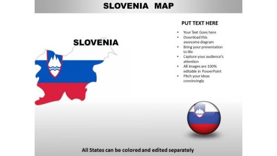 Country PowerPoint Maps Slovenia