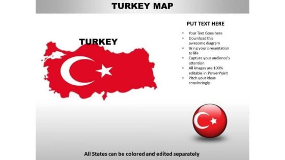 Country PowerPoint Maps Turkey