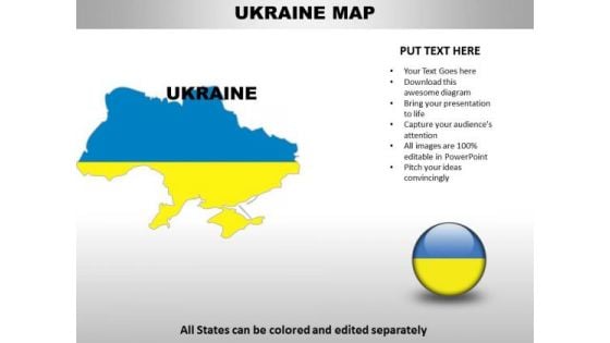 Country PowerPoint Maps Ukraine