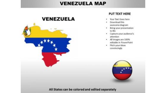 Country PowerPoint Maps Venezuela