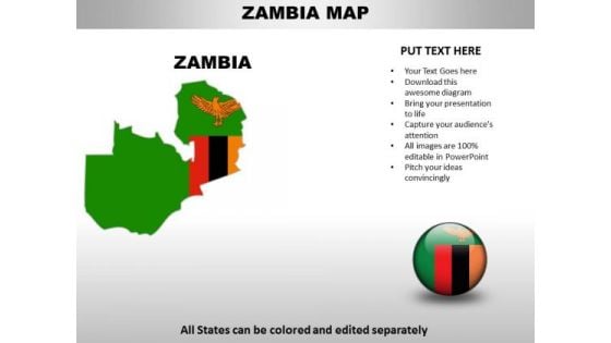 Country PowerPoint Maps Zambia Country PowerPoint Maps Zambia
