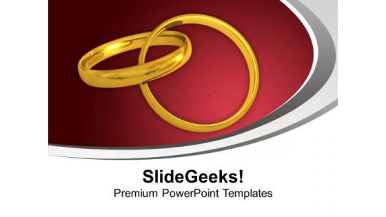 Couple And Rings Valentine Love Happiness PowerPoint Templates Ppt Backgrounds For Slides 0113