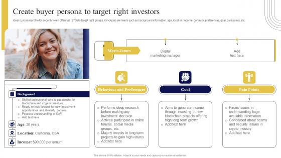 Create Buyer Persona To Target Right Exploring Investment Opportunities Mockup Pdf