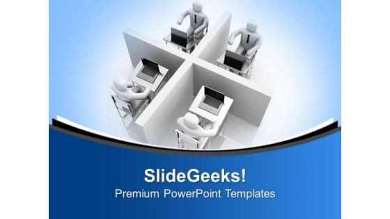 Create Good Office Environment PowerPoint Templates Ppt Backgrounds For Slides 0713