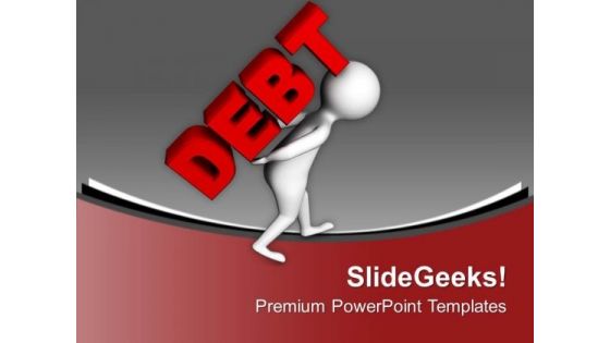 Create New Way To Pay Debts PowerPoint Templates Ppt Backgrounds For Slides 0713