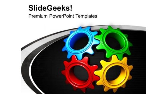 Create Right Gears For Business Process PowerPoint Templates Ppt Backgrounds For Slides 0713