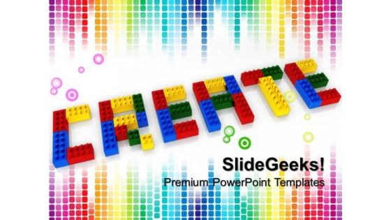 Create Word With Lego Blocks Education PowerPoint Templates And PowerPoint Themes 1012 Create Word With Lego Blocks Education PowerPoint Templates And PowerPoint Themes 1012