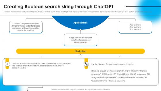 Creating Boolean Search AI Powered Recruitment Enhancing Ppt Sample AI SS V