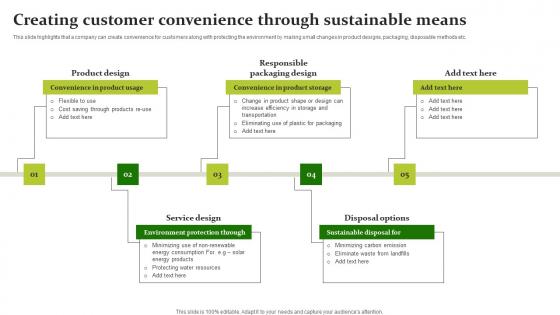 Creating Customer Convenience Through Sustainable Workplace Development Structure Pdf