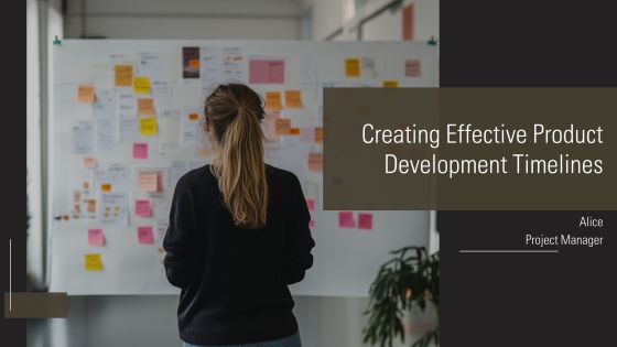Creating Effective Product Development Timelines PPT Guidelines AT