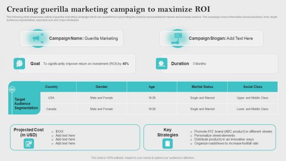 Creating Guerilla Marketing Campaign Innovative Business Promotion Ideas Microsoft Pdf Creating Guerilla Marketing Campaign Innovative Business Promotion Ideas Microsoft Pdf