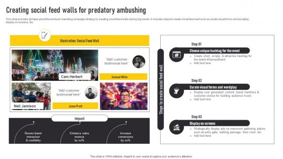 Creating Social Feed Walls For Predatory Ambushing Automate Guerrilla Promotional Background Pdf