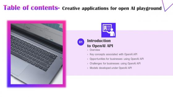 Creative Applications For Open AI Playground Table Of Contents Summary Pdf Creative Applications For Open AI Playground Table Of Contents Summary Pdf