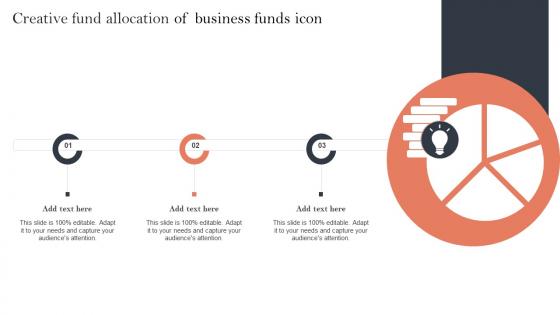 Creative Fund Allocation Of Business Funds Icon Inspiration Pdf