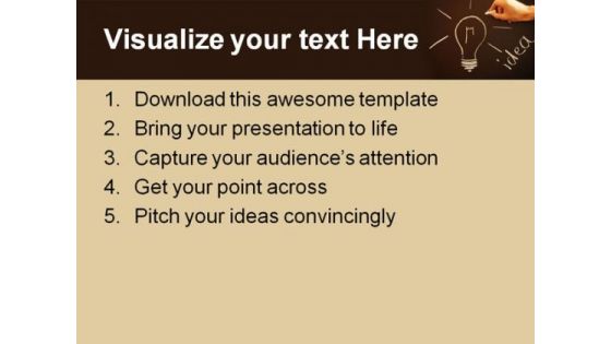 Creative Idea Future PowerPoint Template 1110