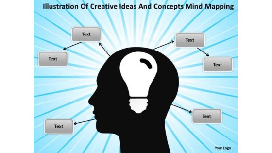Creative Ideas And Concepts Mind Mapping Ppt Shop Business Plan PowerPoint Slides