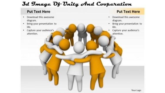Creative Marketing Concepts 3d Image Of Unity And Cooperation Character Modeling