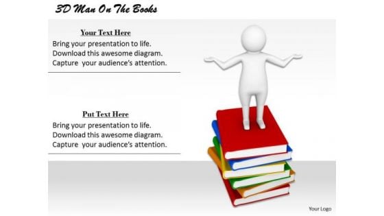 Creative Marketing Concepts 3d Man The Books Adaptable Business Creative Marketing Concepts 3d Man The Books Adaptable Business
