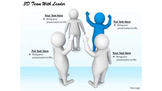 Creative Marketing Concepts 3d Team With Leader Adaptable Business Creative Marketing Concepts 3d Team With Leader Adaptable Business