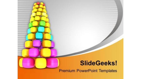 Creative Pine Tree In Golden Cubes Innovation PowerPoint Templates Ppt Backgrounds For Slides 0113 Creative Pine Tree In Golden Cubes Innovation PowerPoint Templates Ppt Backgrounds For Slides 0113