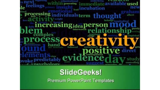 Creativity Business PowerPoint Themes And PowerPoint Slides 0511