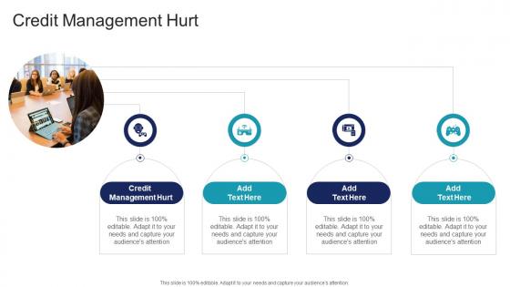 Credit Management Hurt In Powerpoint And Google Slides Cpb